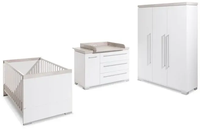 Paidi Babyzimmer-Set Kira 4tlg. Dekor Weiß