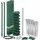 GAH Alberts Maschendrahtzaun Set 25 x 1,75 m grün