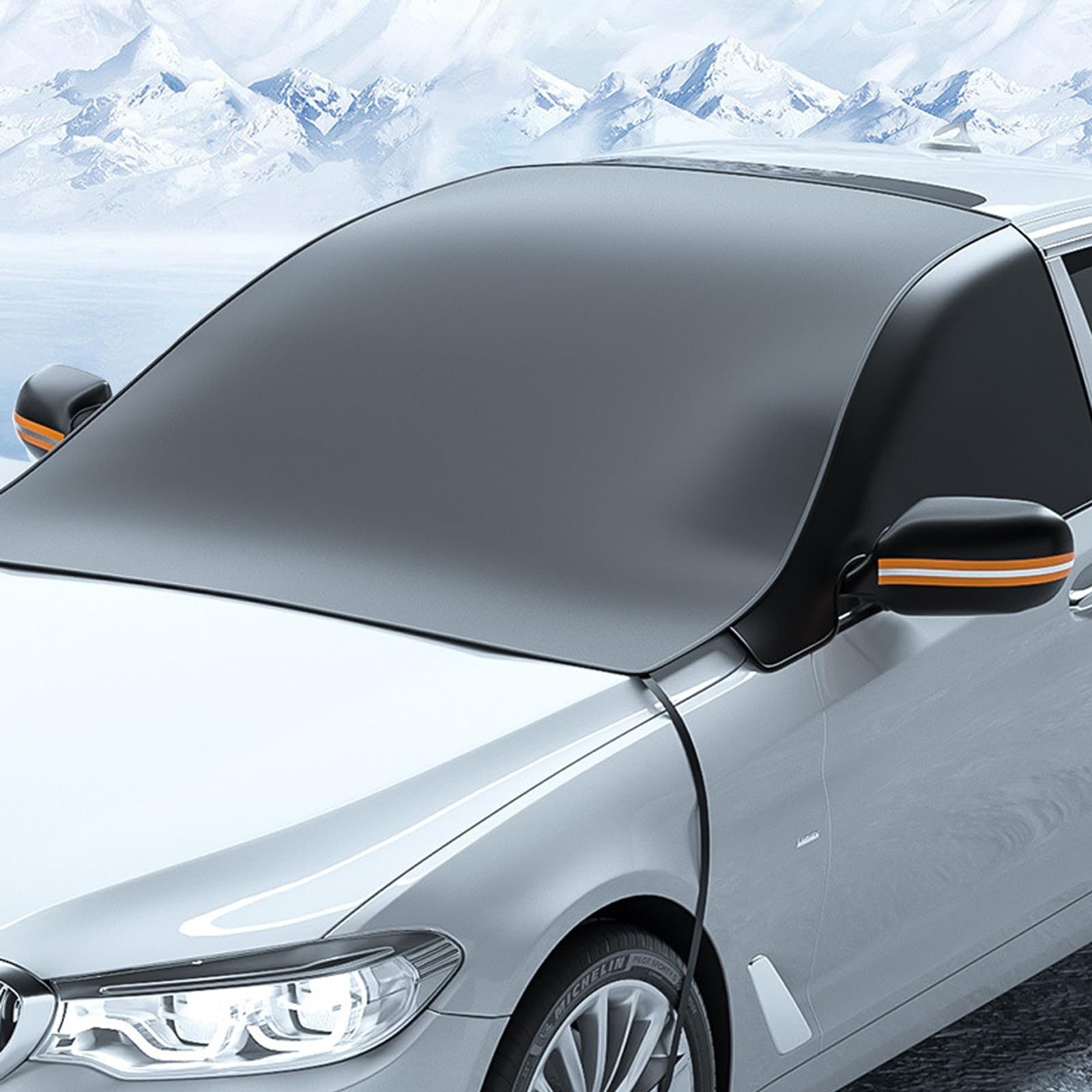WAIKUB Auto Eisschutzfolien, für Opel Corsa-C Corsa-D Corsa-E Corsa-F  Grandland Frostschutzmittel Anti EIS und Schnee Windschutzscheiben- Schutzfolie dick und hochwertig,C: : Auto & Motorrad