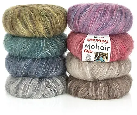 Mondial Wolle Mohair Color