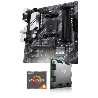 Aufrüst-Kit Bundle Ryzen 9 5900X Prozessor, 16 GB DDR4, ASUS Prime B550M-A WiFi II Mainboard, be Quiet! Dark Rock 5 (zusammengebaut inkl. Bios Update + Funktionskontrolle)