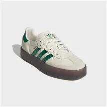 adidas Sambae Damen Weite E Cream White/Bold Green/Collegiate Green 37 1/3