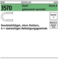 Industrial Quality Supplies DIN 3570 Rundstahlbügel Stahl A 38