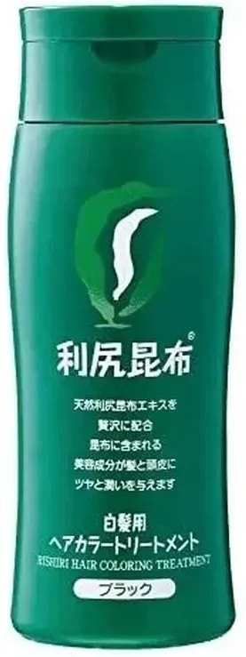 Pyuru Rishiri Kelp Haarfarbendes Shampoo (Dunkelbraun) 200 g