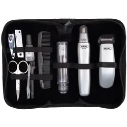 Wahl Travel Set Reiseset batteriebetriebener Trimmer und Ohren-/ Nasentrimmer