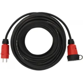 Brennenstuhl Brennenstuhl, 9161250110 Verlängerungskabel, 25 m 1 AC-Ausgänge Draußen Schwarz, Rot