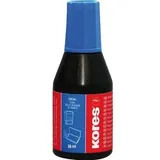 Kores® Stempelfarbe 71308 blau 28,0 ml