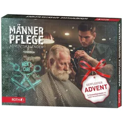 ROTH Männerpflege- Adventskalender mit 24 Pflegeprodukten für den Mann