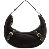 LES VISIONNAIRES Enya Schultertasche Leder 46 cm braun