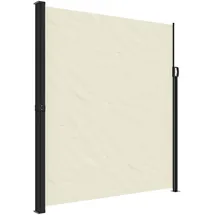 vidaXL Seitenmarkise 220 x 600 cm Creme Polyester