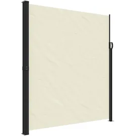vidaXL Seitenmarkise 220 x 600 cm Creme Polyester