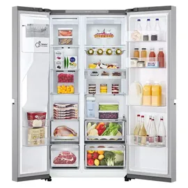 LG GSLE91MBAB Side-by-Side (623 l, 1790 mm hoch, Edelstahl)