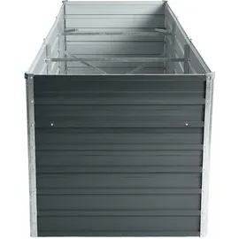 Estexo Hochbeet 240 x 80 x 77 cm Grau