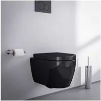 Bernstein - Wand-Hänge wc nano NT2038 Schwarz glänzend inkl.