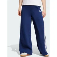 adidas 3-Streifen Fleecehose, weit geschnitten - dark blue S