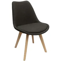 Hti-Living Esszimmerstuhl Atlanta Webstoff grau