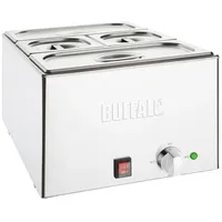 Buffalo FT691 Nasswärmer/Speisewärmer, Edelstahl