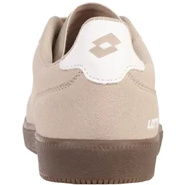 lotto Sneaker LOTTO, Damen, Gr. 40, weiß (taupe, weiß), Synthetik, unifarben mit Farbeinsatz, Schuhe Sneaker, - auch in Kindergrößen erhältlich