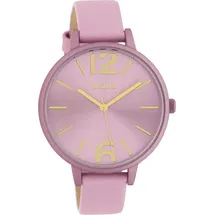 Oozoo Armbanduhr rosa Leder Timepieces Damen Analog-Quarzuhr UOC10441 | Rosa