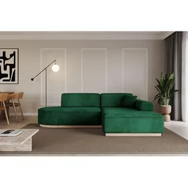 altdecor Ecksofa Ottomane Rechts IREA-L1 232x165x80 cm Grün
