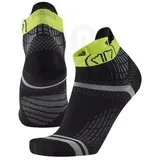 SIDAS Run Feel Laufsocken 2 Paar Schwarz/Gelb 39-40