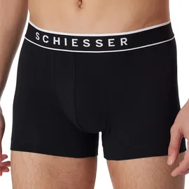 SCHIESSER Herren 5PACK Shorts Schwarz - 95/5 Unterhose, Logobund M