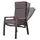 Mr. Deko Relaxsessel Sevilla Gartenstuhl 1 St.  mit Gasdruckfeder  grau