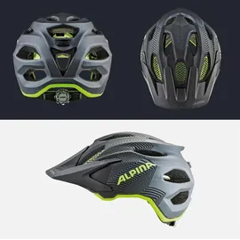Alpina Carapax Jr. 51-56 cm Kinder black/neon yellow 2021