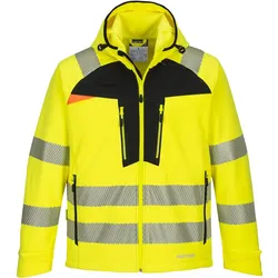 Warnschutz Softshelljacke "DX475" DX4 - XL - gelb/schwarz