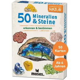 Moses moses. Expedition Natur 50 Mineralien und Steine