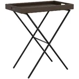 vidaXL Tabletttisch Klappbar 65 x 40 x 75 cm Braun