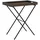 vidaXL Tabletttisch Klappbar 65 x 40 x 75 cm Braun