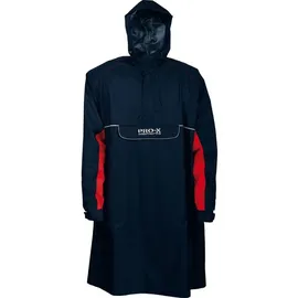 PRO-X elements Regenponcho Unisex Blau/Rot XL