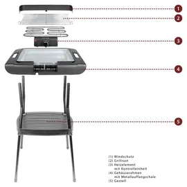 Bomann BQS 2244 CB Barbeque-Standgrill