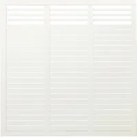 Plus Zaun Decora 180 x 180 cm RAL 9010 Weiß