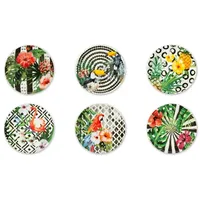 Excelsa Set mit 6 Aperitif Gerichte Tropical Chic Porzellan