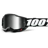 100% Accuri 2 MTB Mirror Lens Sportbrille (Größe One Size, weiss)