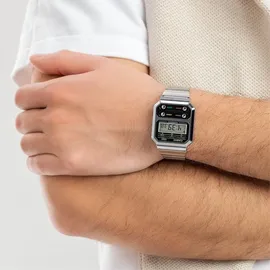Casio Vintage Digital Edelstahl 40,7 mm A100WE-1AEF
