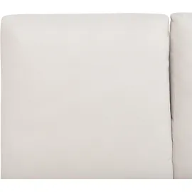 Beliani Polsterbett Beige Textil, 140x200 cm