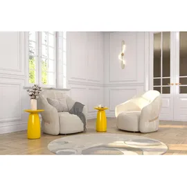 kayani Beistelltisch Gelb Buche 32 x 44 cm
