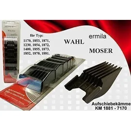 MOSER Aufsteckkamm-Set 3,6,9,13,18,25 mm