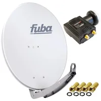 Fuba daa 780 Satellitenantenne Aluminium in Grau HDTV 3D