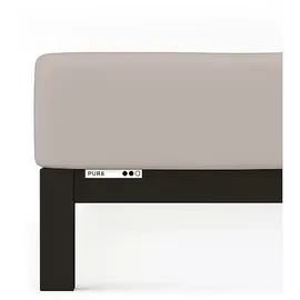 schlafgut Pure Baumwolle 180 x 200 - 200 x 220 cm sand mid