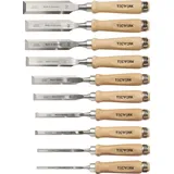 tecwerk Stechbeitelsatz 6,8,10,12,16,20,22,24,26,30 mm