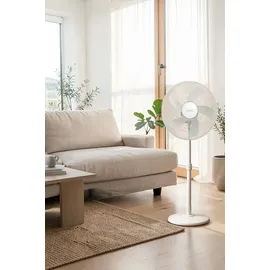 Opviq Kumtel Standventilator 40,5 cm Weiß