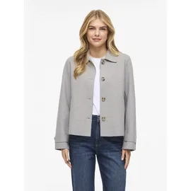 VILA Jacke mit Umlegekragen Modell 'Juice', Hellgrau, 34