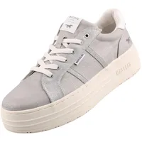 Mustang Damen Plateau Sneaker Silber EU 39