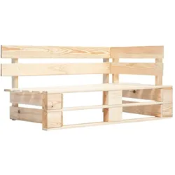 vidaXL Garten-Paletten-Eckbank Holz