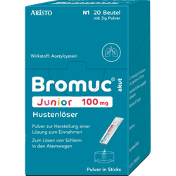 Bromuc akut Junior 100 mg Hustenlöser P.H.e.L.z.E. 20 St