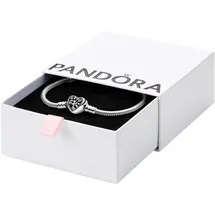 Pandora Moments Armband Herz Familienbaum Silber 598827C01 Größe 23 cm